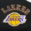 Los angeles lakers pro standard animal print black varsity jacket 6