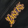 Los angeles lakers pro standard animal print black varsity jacket 9