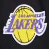Los angeles lakers pro standard old english black varsity jacket 5
