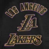 Los angeles lakers pro standard retro classic black varsity jacket 9