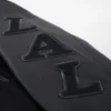 Los angeles lakers pro standard triple black varsity jacket 7