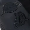 Los angeles lakers pro standard triple black varsity jacket 8