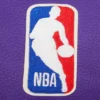 Los angeles lakers retro classic wool leather varsity jacket white purple 10