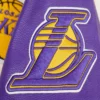 Los angeles lakers retro classic wool leather varsity jacket white purple 9