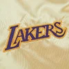Los angeles lakers team og 20 full zip satin varsity jacket gold 3