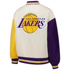 Los angeles lakers terez womens full snap jacket