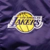 Los angeles lakers the captain ii satin varsity jacket purple 3