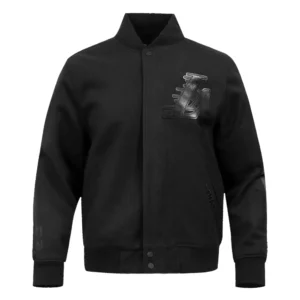 Los angeles lakers washed vanguard full wool jacket