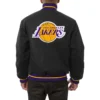 Los angeles lakers wool varsity jacket black 1