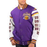 Los Angeles Lakers NBA Finals Champions Purple/White Jacket
