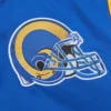 Los angeles rams cooperstown full snap satin varsity jacket