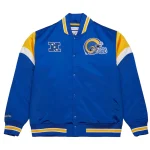 Los Angeles Rams Cooperstown Heavyweight Blue Satin Jacket