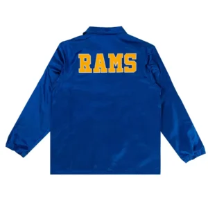 Los angeles rams satin windbreaker