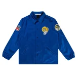 Los Angeles Rams Windbreaker Full-Snap Royal Satin Jacket