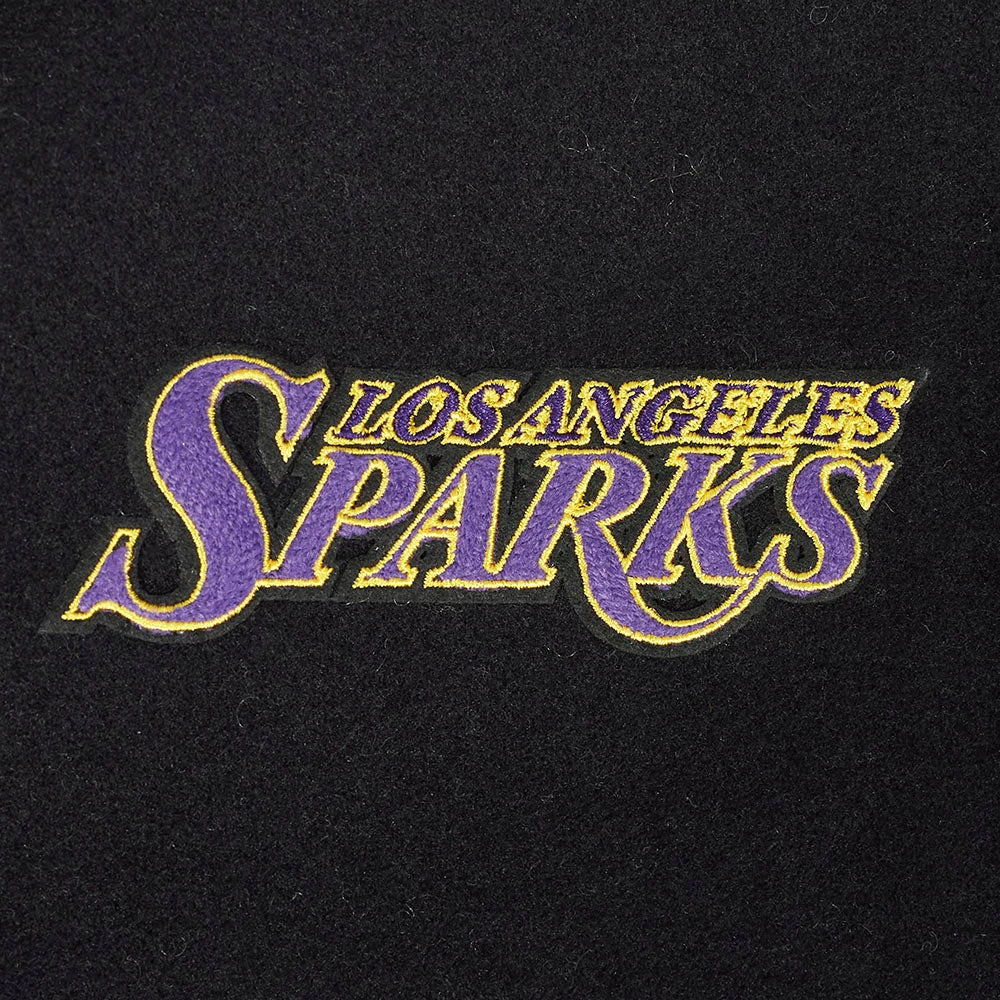 Los angeles sparks retro classic chenille team name patch on right chest