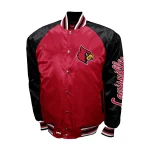 Louisville Cardinals The Game Red/Black Satin Jacket