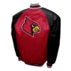 Louisville cardinals franchise club the game satin varsity jacket 3