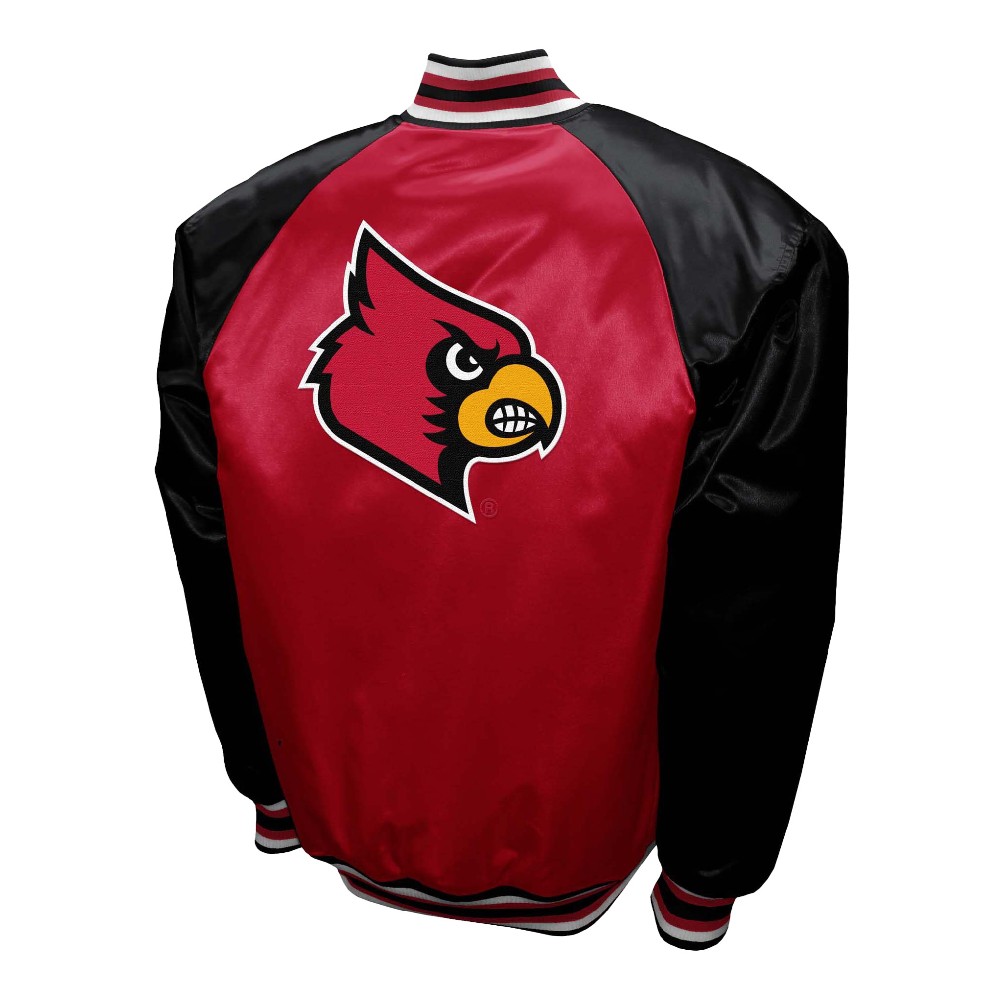 Louisville cardinals franchise club the game satin varsity jacket 3