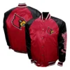 Louisville cardinals franchise club the game satin varsity jacket 4