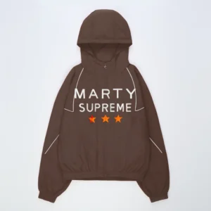 Marty supreme brown jacket 1