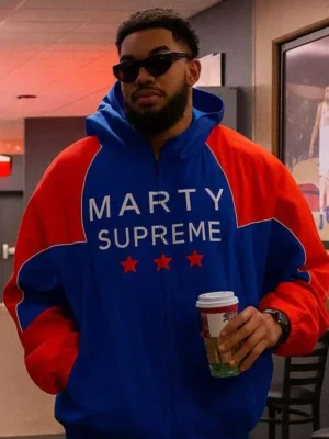 Marty supreme karl-anthony towns jacket