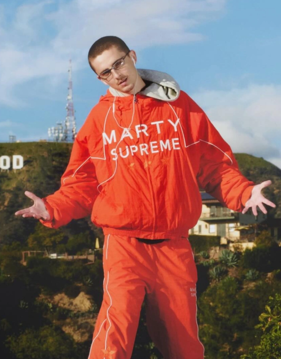 Marty supreme orange jacket