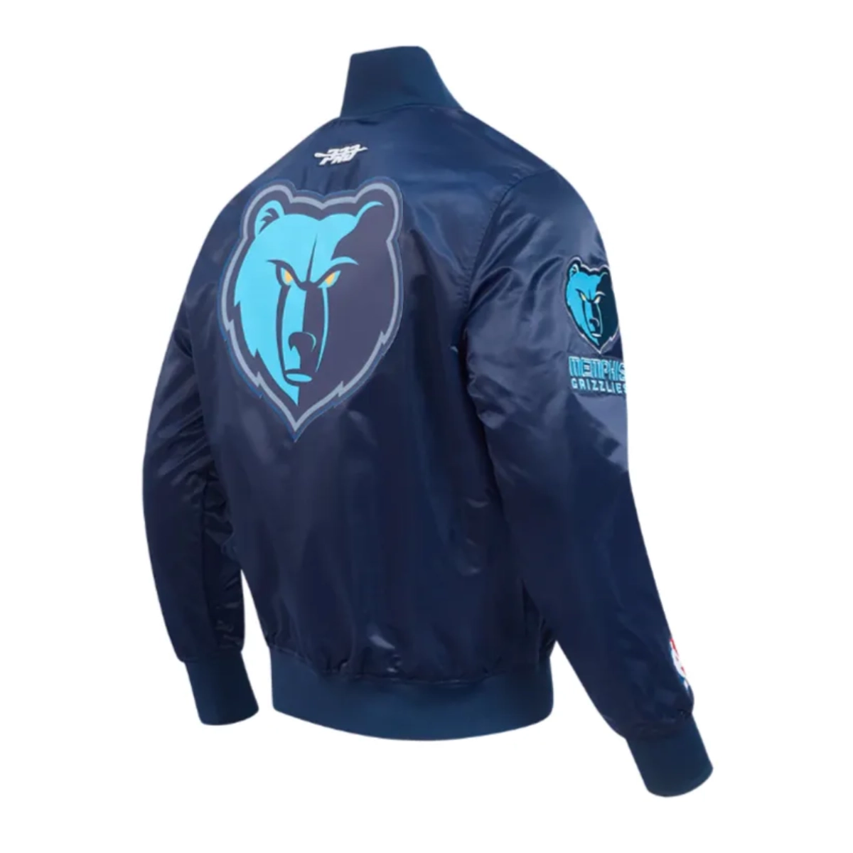 Memphis grizzlies classic satin varsity jacket