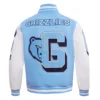Memphis grizzlies pro standard mashup wool and leather varsity jacket 4