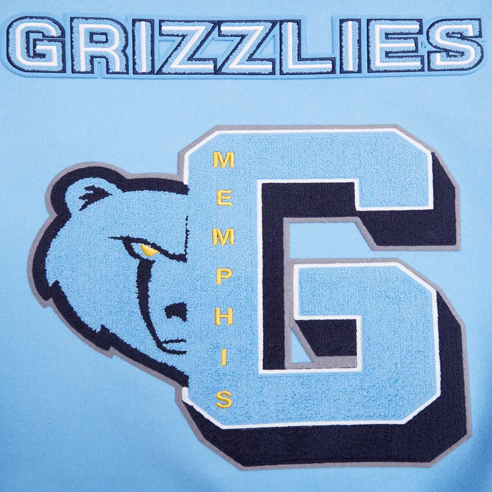 Memphis grizzlies pro standard mashup wool and leather varsity jacket 9