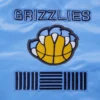 Memphis grizzlies pro standard retro classic blue satin varsity jacket 6