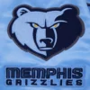 Memphis grizzlies pro standard retro classic blue satin varsity jacket 8