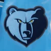 Memphis grizzlies pro standard script tail blue satin varsity jacket 8