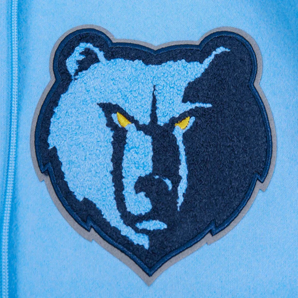 Memphis grizzlies pro standard script tail wool and leather varsity jacket 6