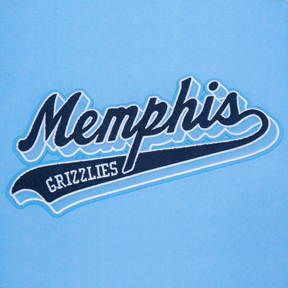 Memphis grizzlies pro standard script tail wool and leather varsity jacket 9