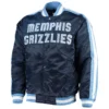 Memphis grizzlies the offensive satin varsity jacket navy 2