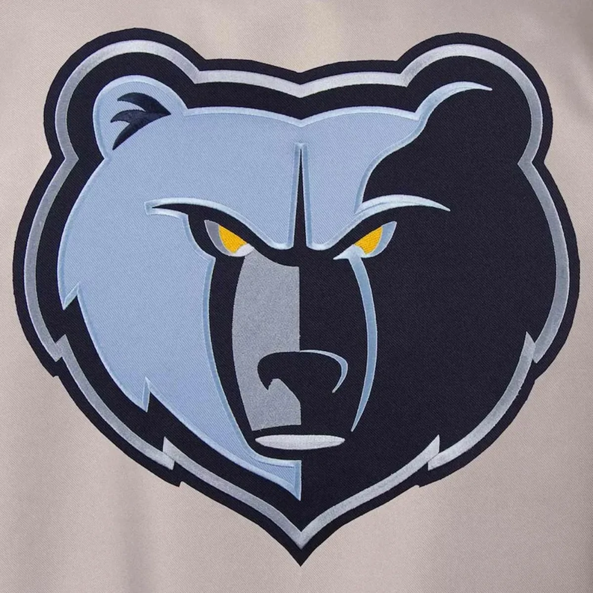 Memphis grizzlies two tone gray black satin jacket