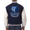 Memphis grizzlies two tone navy white jacket