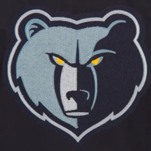 Memphis grizzlies workwear navy cotton bomber jacket