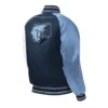 Memphis grizzlies youth satin varsity jacket