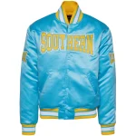 Southern Jaguars Remix Blue Satin Jacket