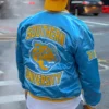 Mens southern jaguars remix satin jacket