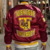 Mens tuskegee golden tigers remix satin jacket
