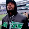 Method man jets black bomber jacket