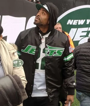 Method man new york jets satin jacket