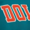 Miami dolphins courtside hooded varsity patch logo