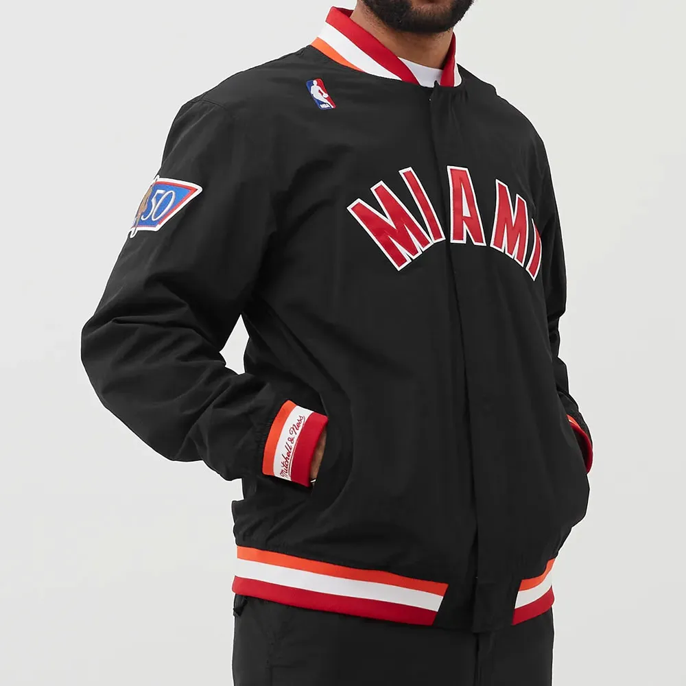 Miami heat 1996 1997 vintage satin jacket