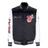 Miami heat 2006 the finals black satin varsity jacket 1