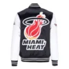 Miami heat 2006 the finals black satin varsity jacket 2