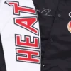Miami heat 2006 the finals black satin varsity jacket 5
