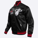 Miami Heat City Edition Black Satin Jacket